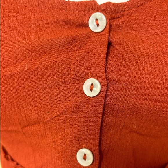 Burnt Orange Summer Top - Picture 3 of 4